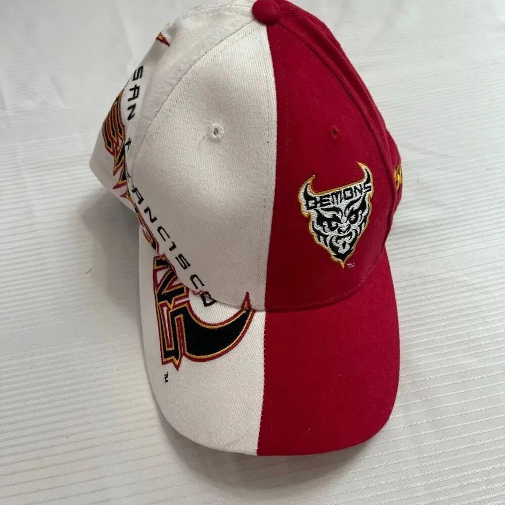 XFL San Francisco Demons Cap Hat StrapBack Drew Pearson Vintage One Size Fits